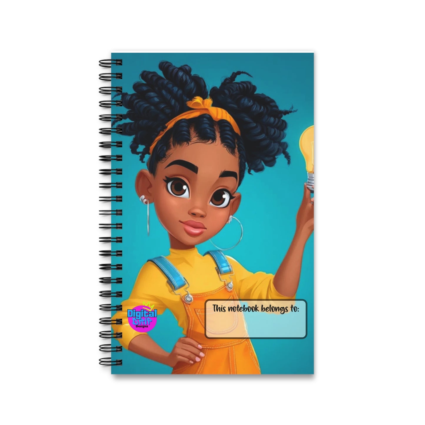 Colorful Kid's Spiral Journal, Personalized Notebook for Young Creatives, Ideal for School, Birthdays, Gifts, Arts & Crafts