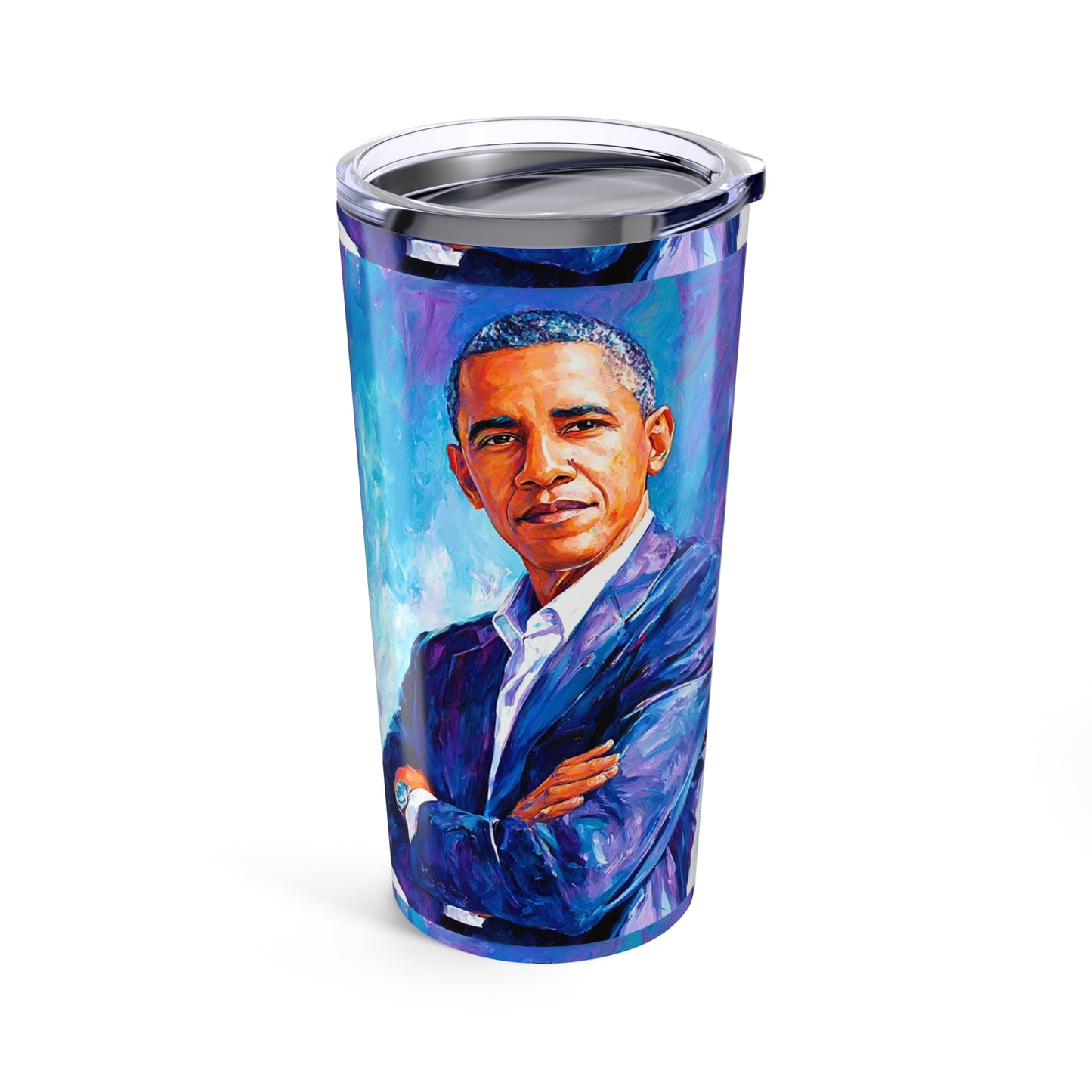 Colorful 20oz Tumbler featuring Artistic Portraits | Travel Mug, Gift for Artists, Unique Cups, Personalized Drinkware, Inspirational Art