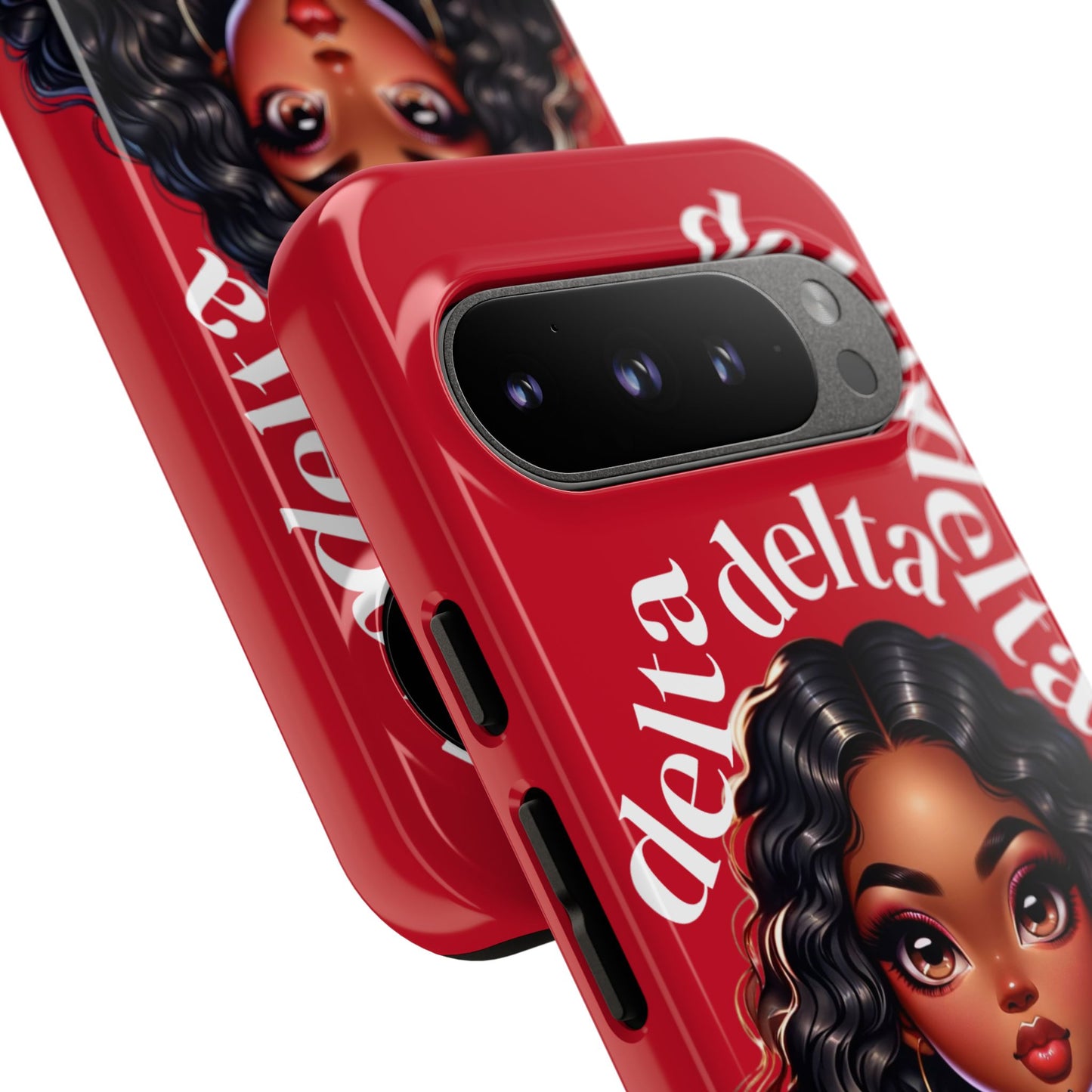 Delta Delta Tough Phone Case, Sorority Gifts, Cute Phone Accessories, Red Phone Cover, Greek Life