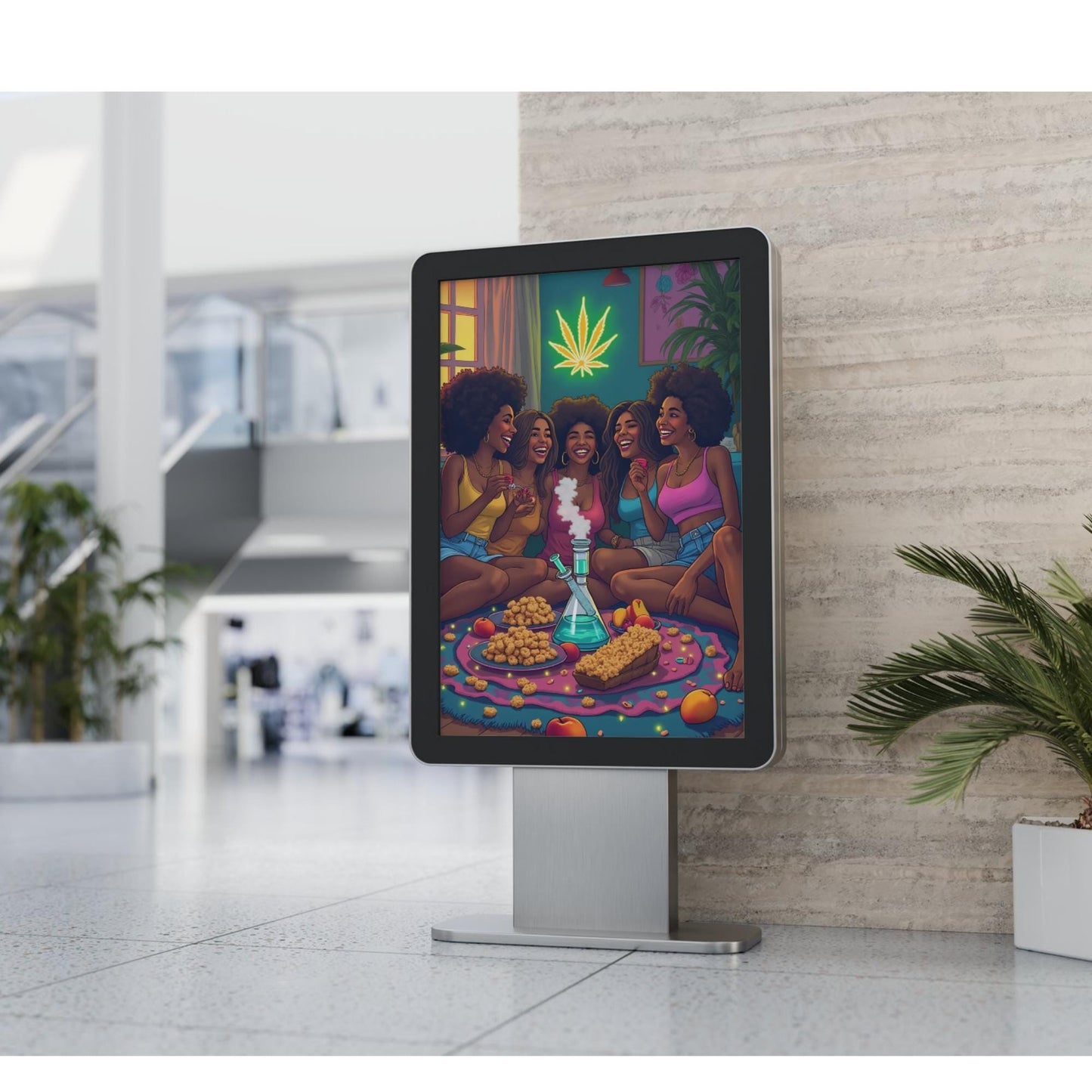 420 Friends PNG Bundle | Chill Vibes, Friends Couples Smoking Clipart | Afrocentric Cannabis Art | 40+PNGs for Stickers, POD & Sublimation