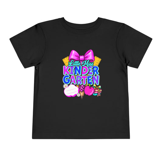 Cute Kindergarten Tee , Little Miss Kindergarten T-Shirt, Kids Birthday Gift, Back to School Top, Fun Children's Apparel
