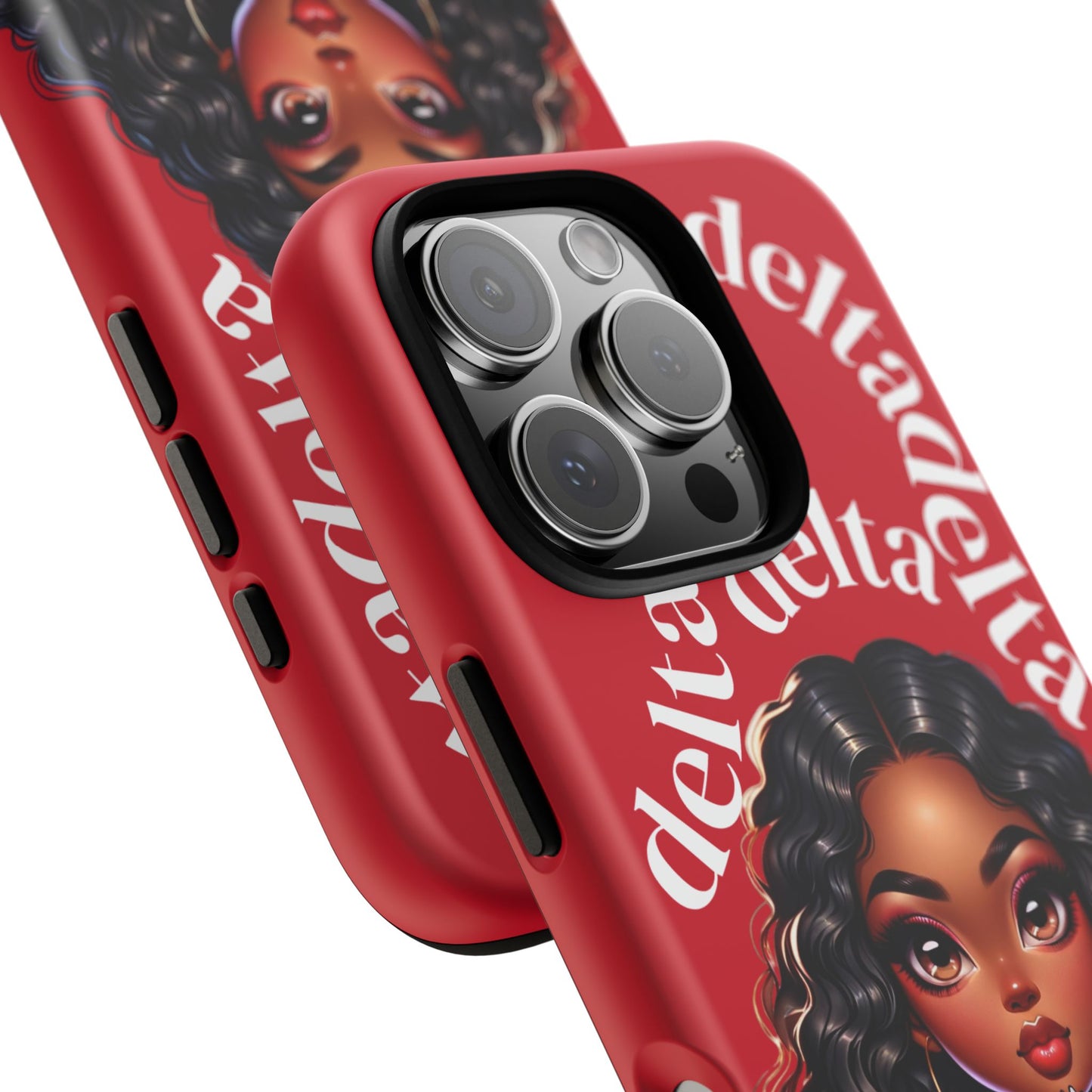 Delta Delta Tough Phone Case, Sorority Gifts, Cute Phone Accessories, Red Phone Cover, Greek Life
