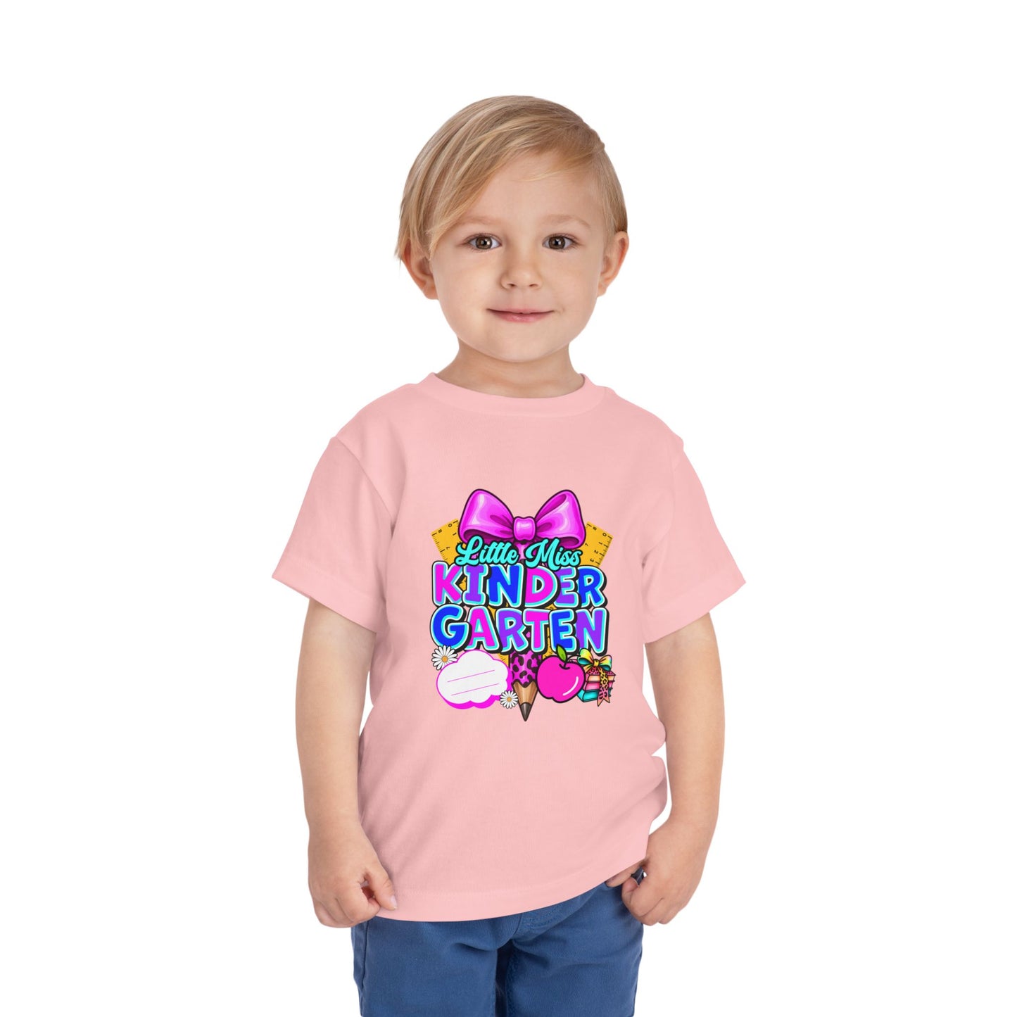 Cute Kindergarten Tee , Little Miss Kindergarten T-Shirt, Kids Birthday Gift, Back to School Top, Fun Children's Apparel