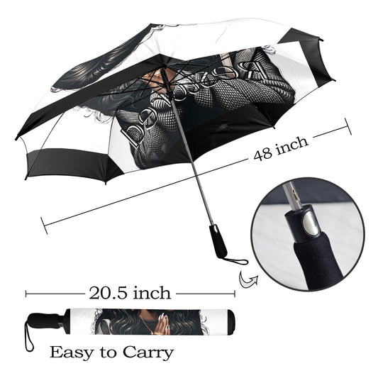 Restored Semi-Automatic Foldable Umbrella (Model U12)