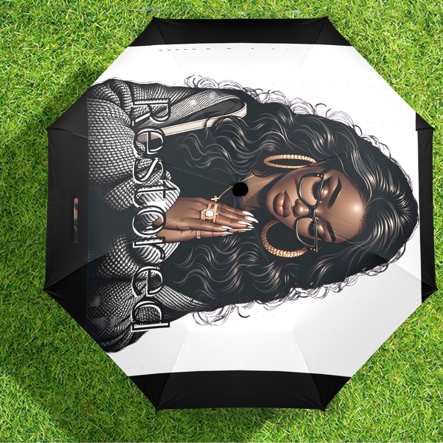 Restored Semi-Automatic Foldable Umbrella (Model U12)