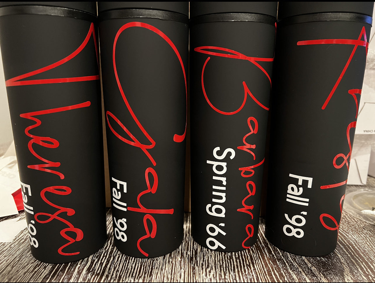 Tumblers: Personalized. Sorority/Greek/BridalParty/Team/Initiation gifts