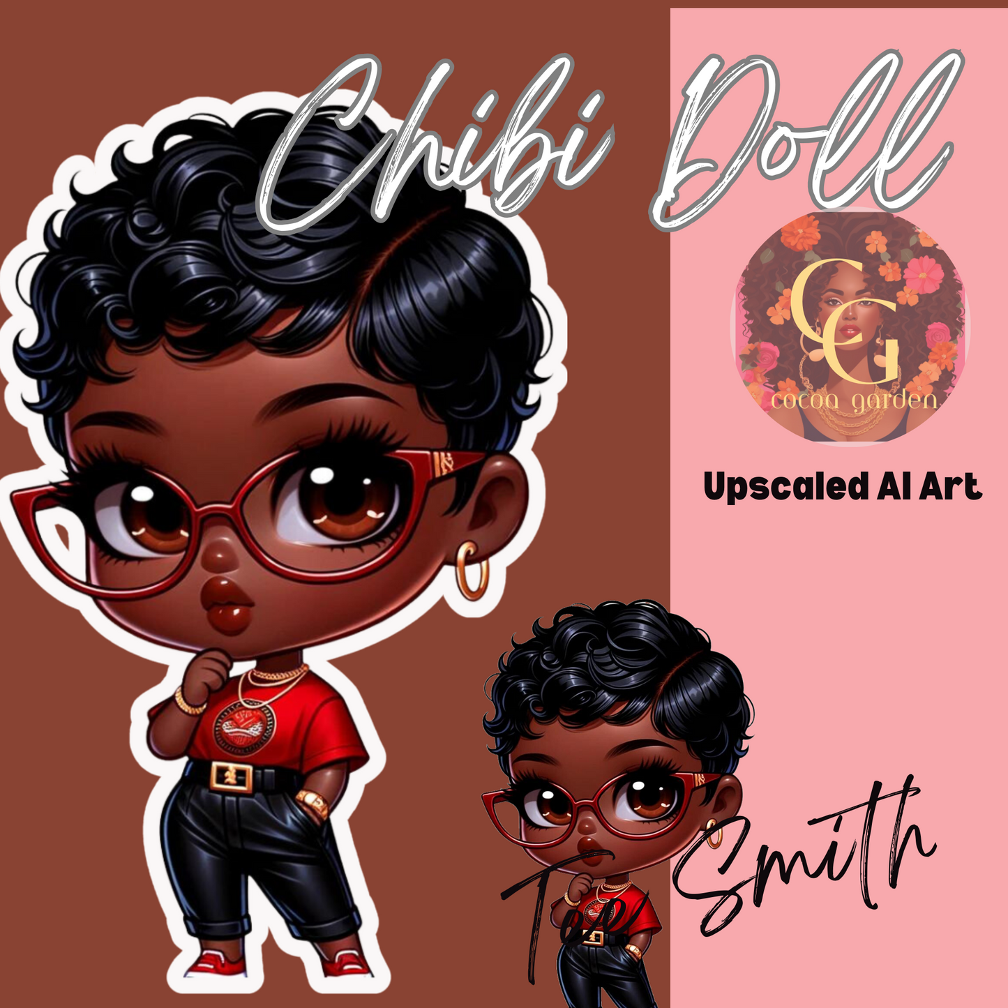 Trendy Pixie Red Chibi