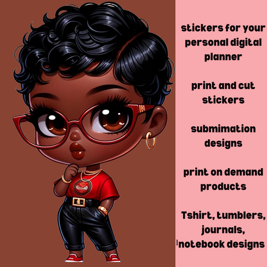 Trendy Pixie Red Chibi