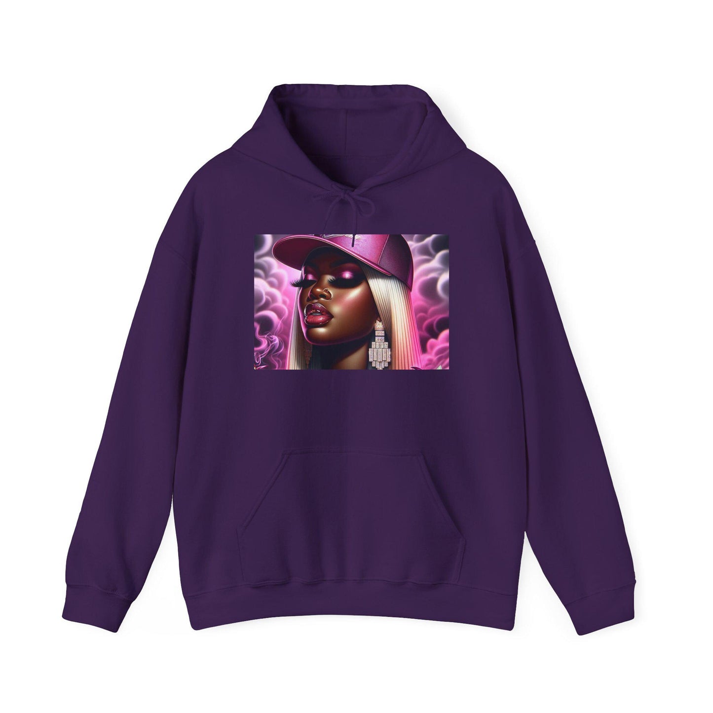 Up in Smoke Pink Smoke Unisex Heavy Blend™ Hooded Sweatshirt