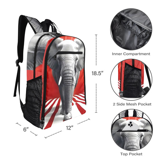 Ele backpack All Over Print Leisure Sports Backpack (Model 1741)