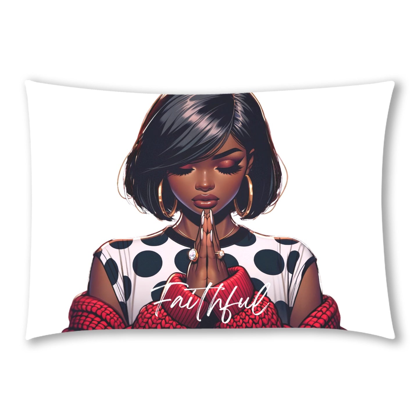 Faithful Custom Rectangle Pillow Case 20x30 (One Side)