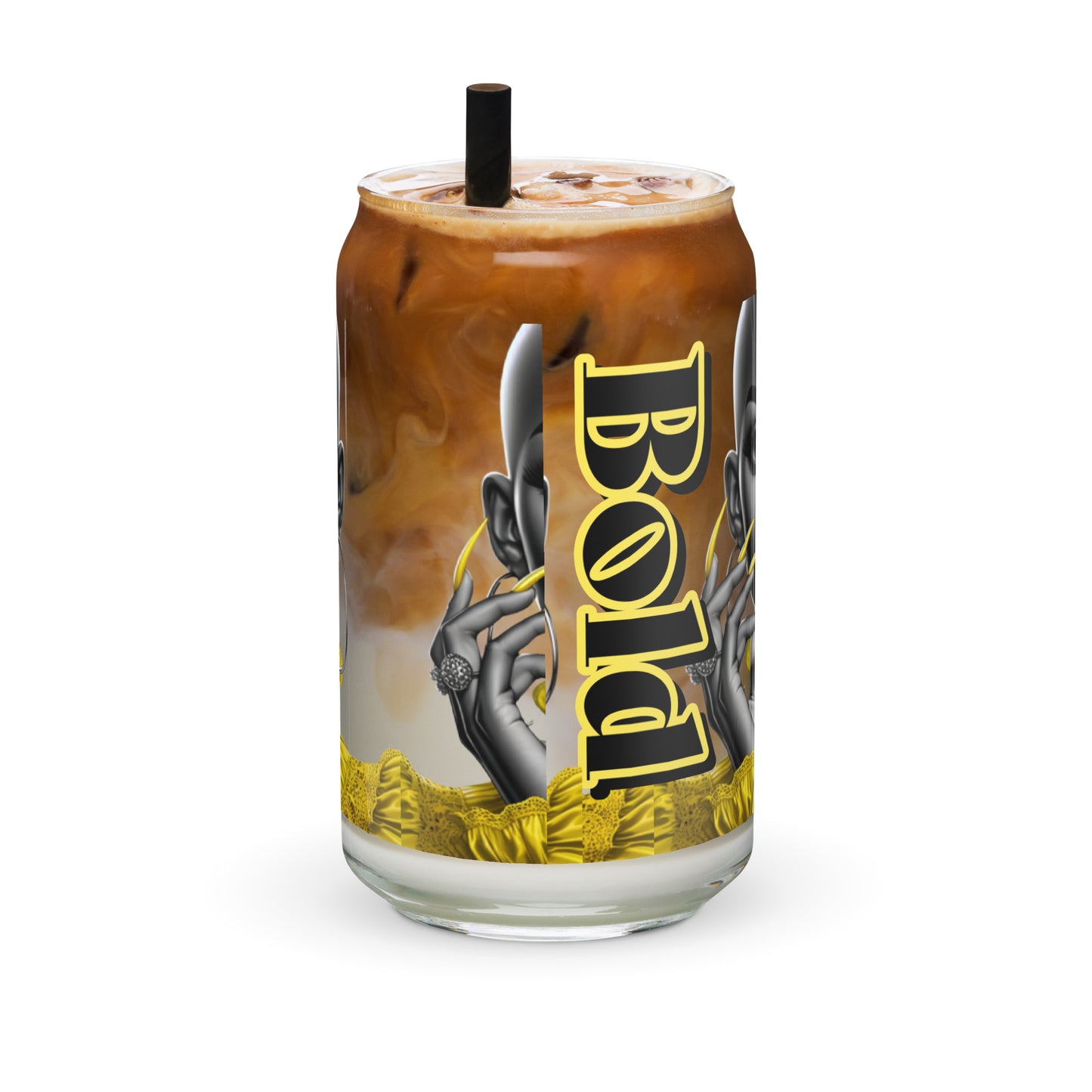 Can-shaped glass