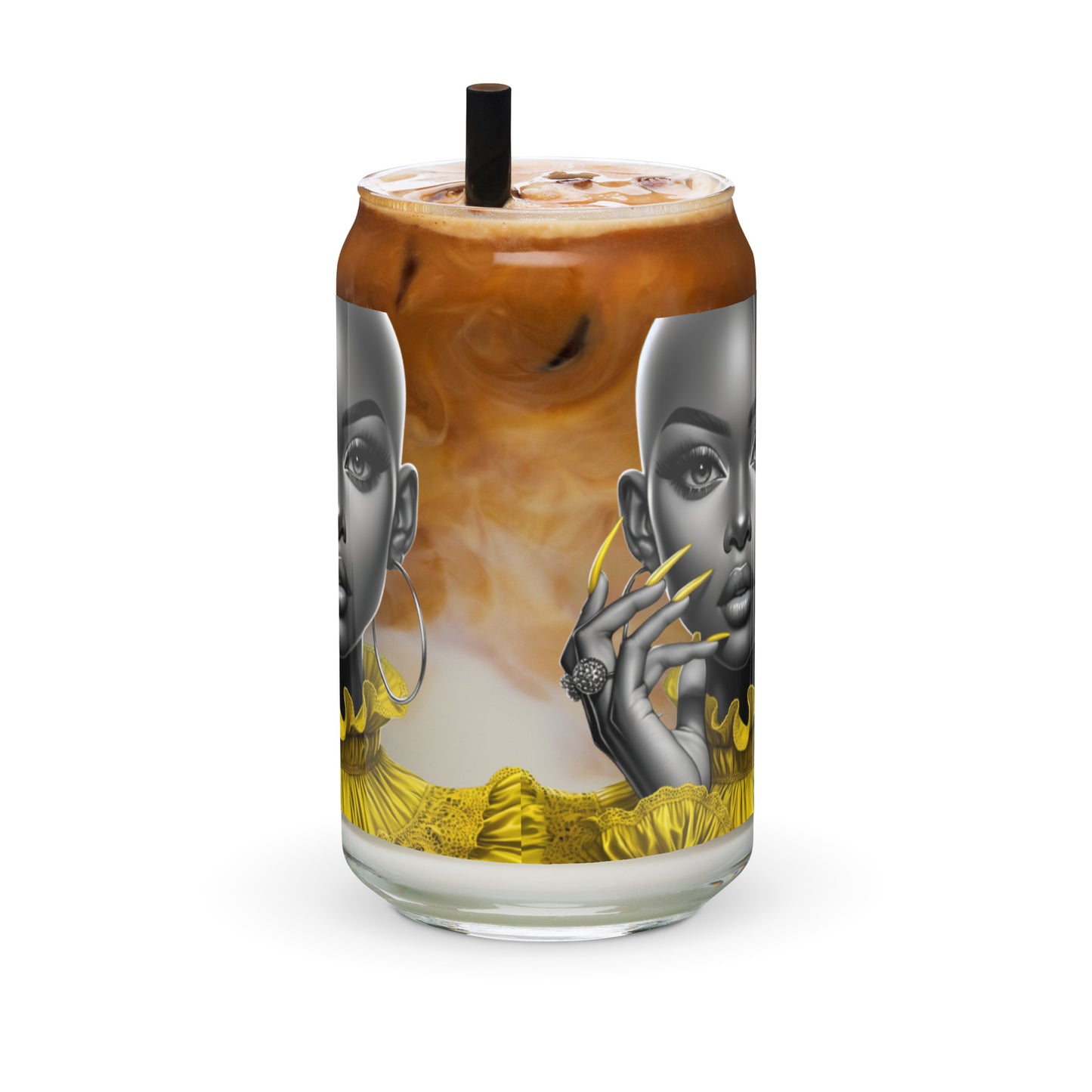 Can-shaped glass