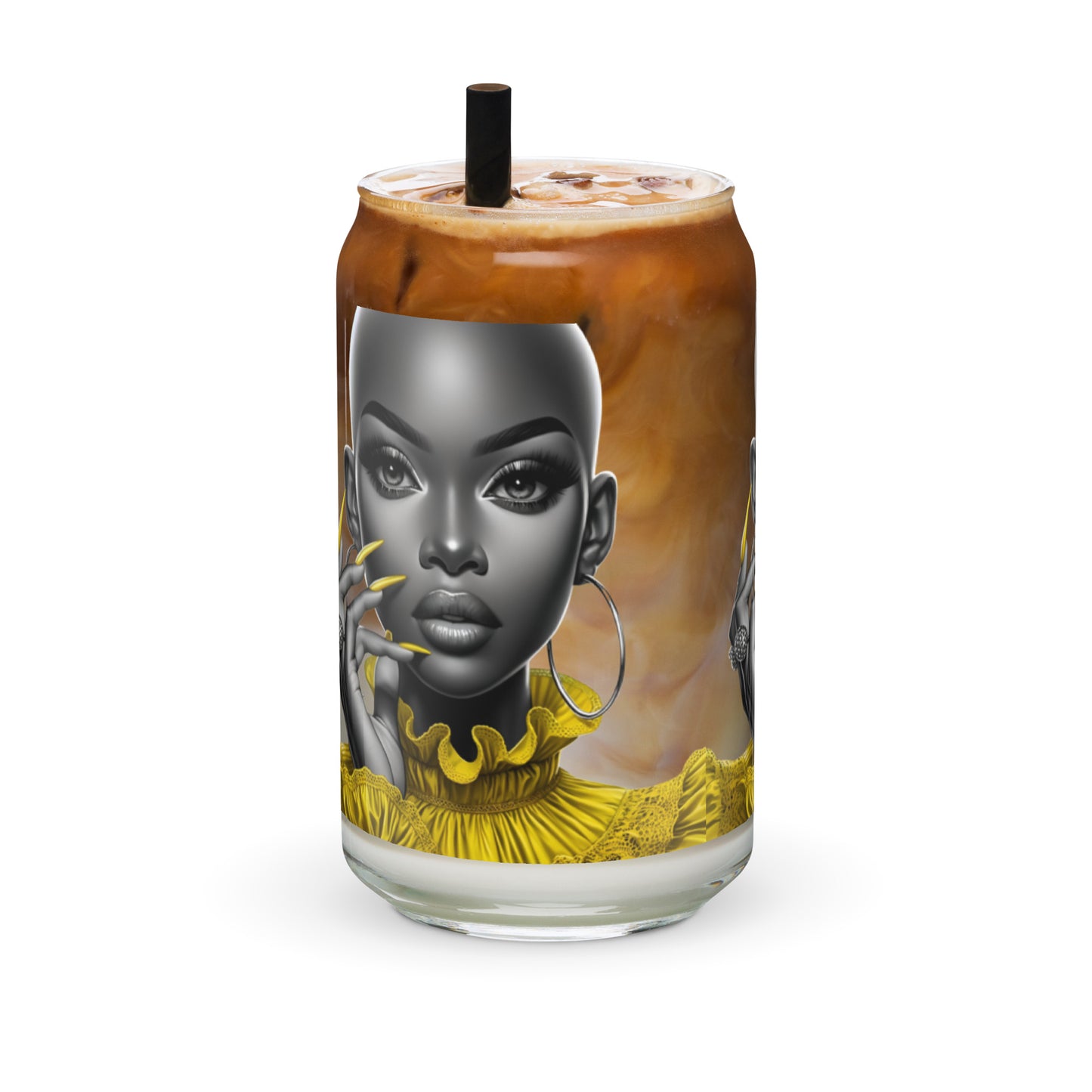 Can-shaped glass