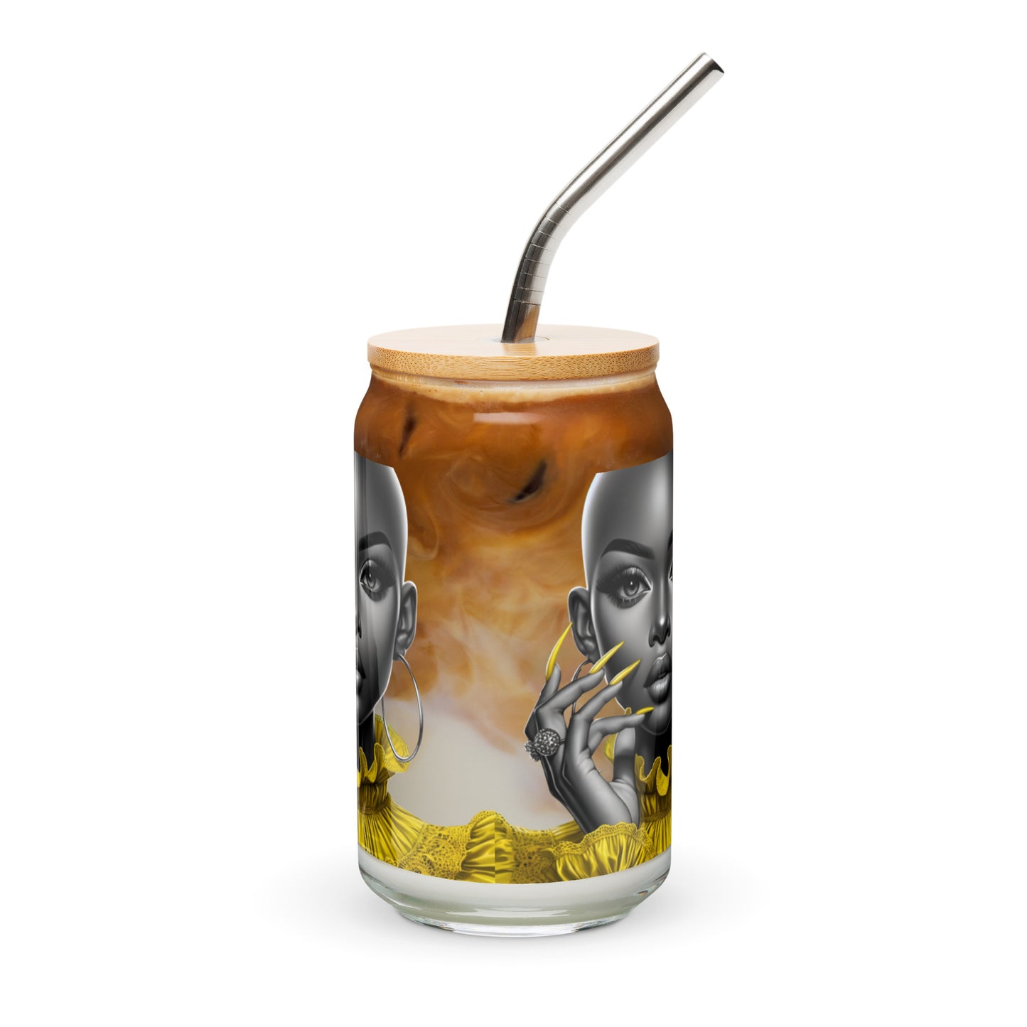 Can-shaped glass