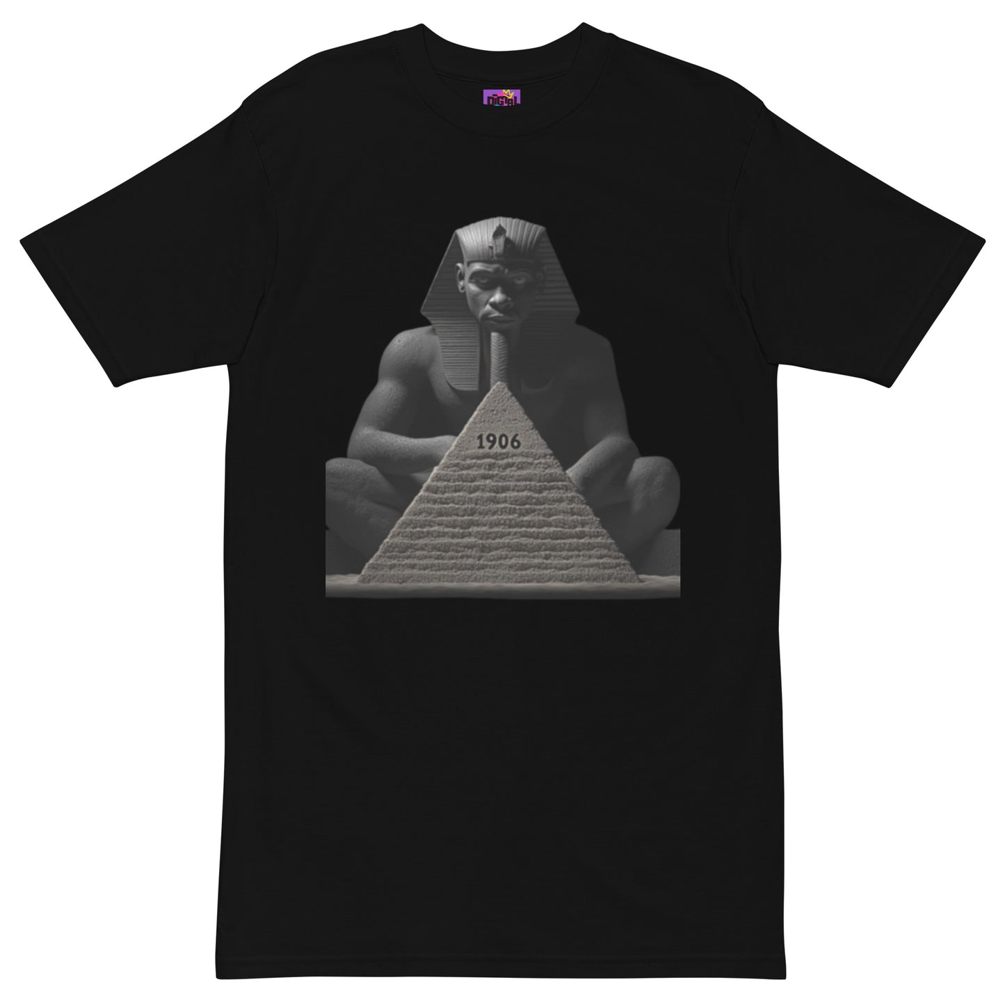 1906 pyramid Men’s premium heavyweight tee
