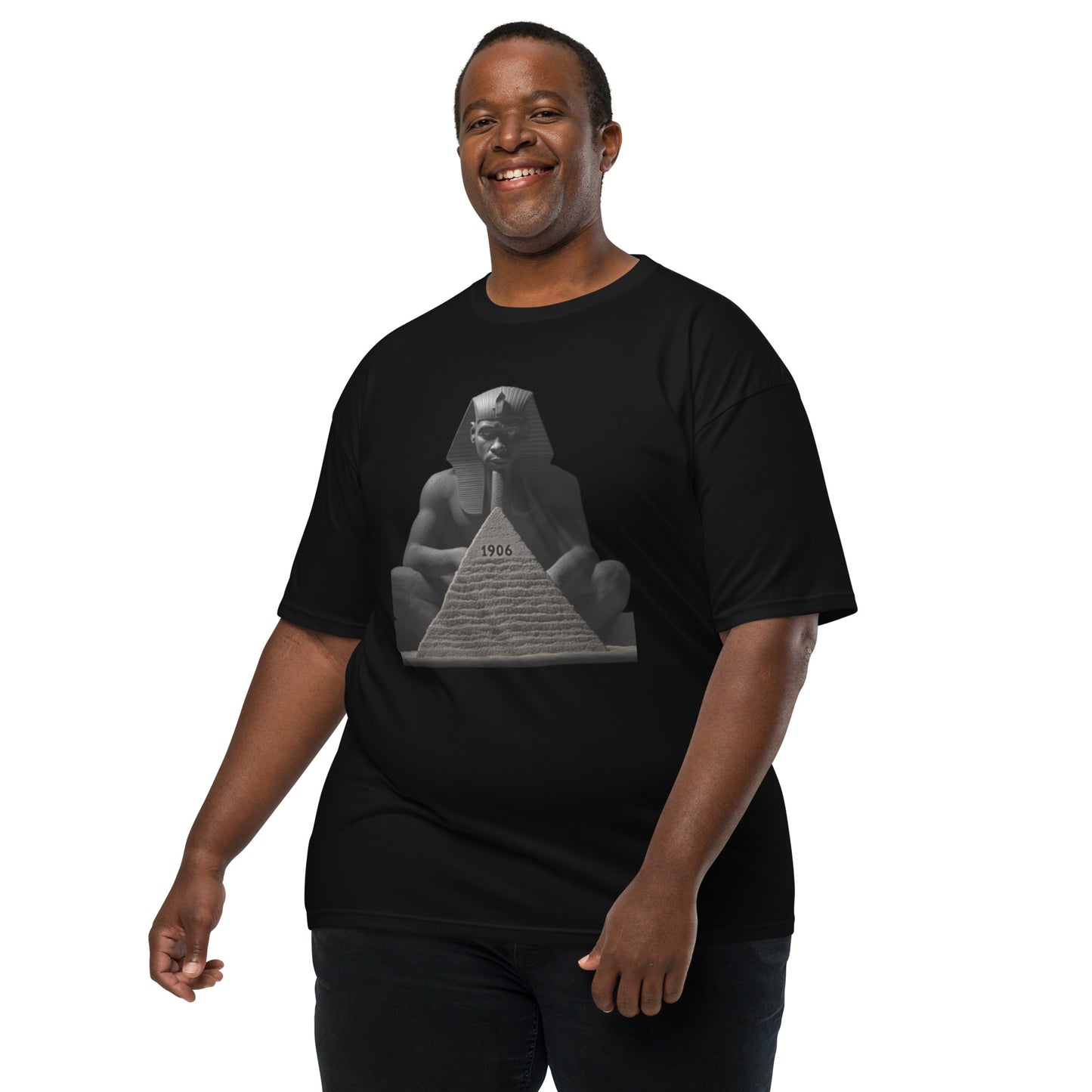 1906 pyramid Men’s premium heavyweight tee