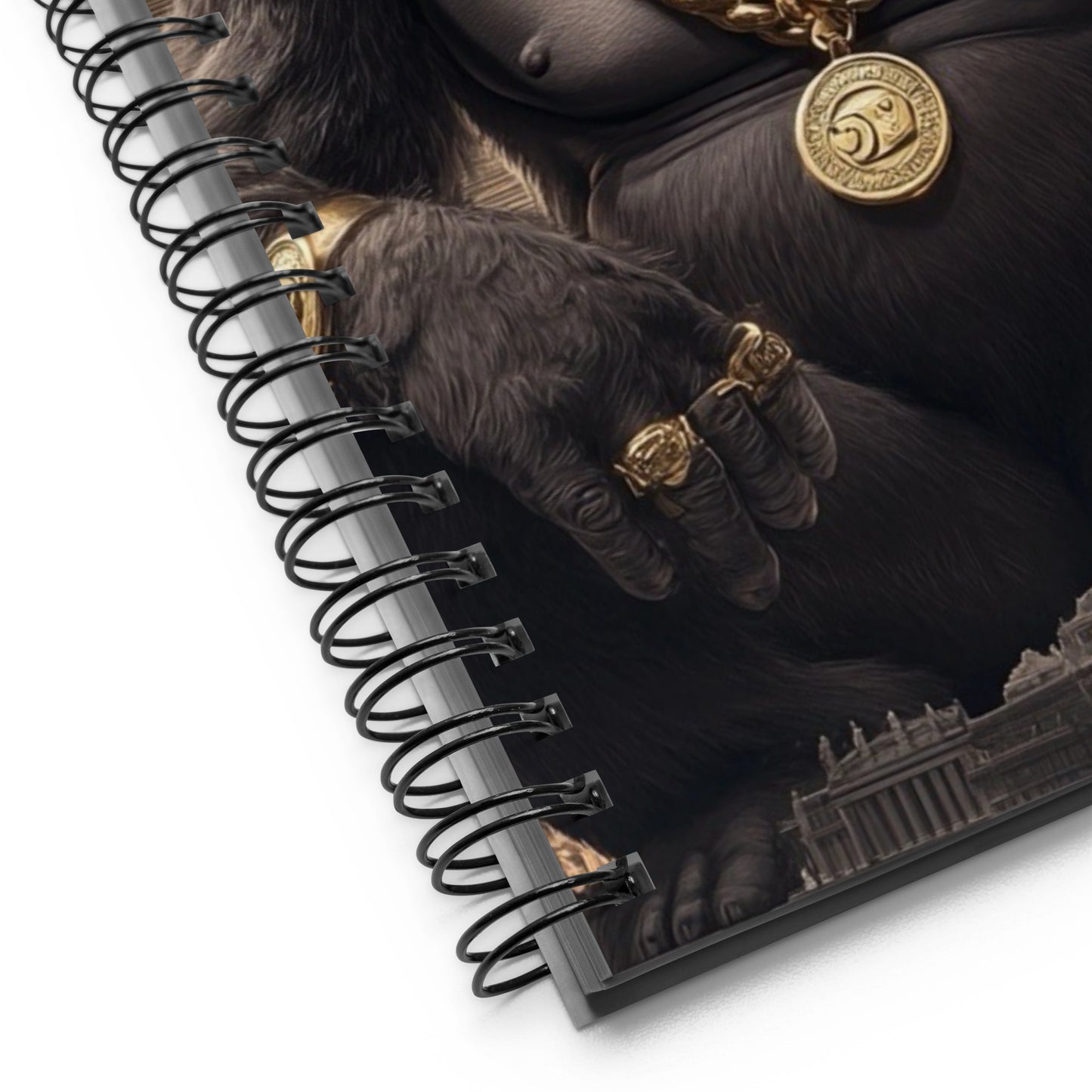 Gorilla & Pyramid Spiral notebook