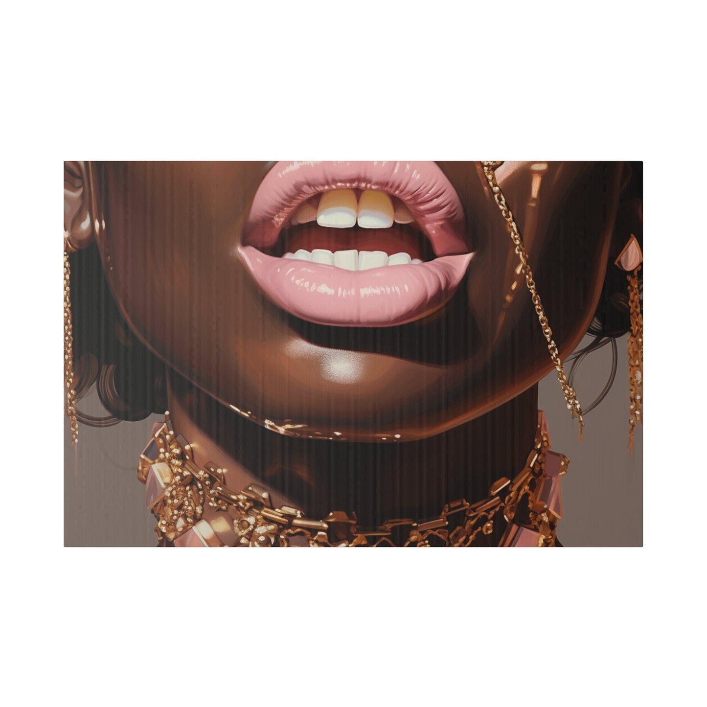 So Melanin & ICY Matte Canvas, Stretched, 0.75"