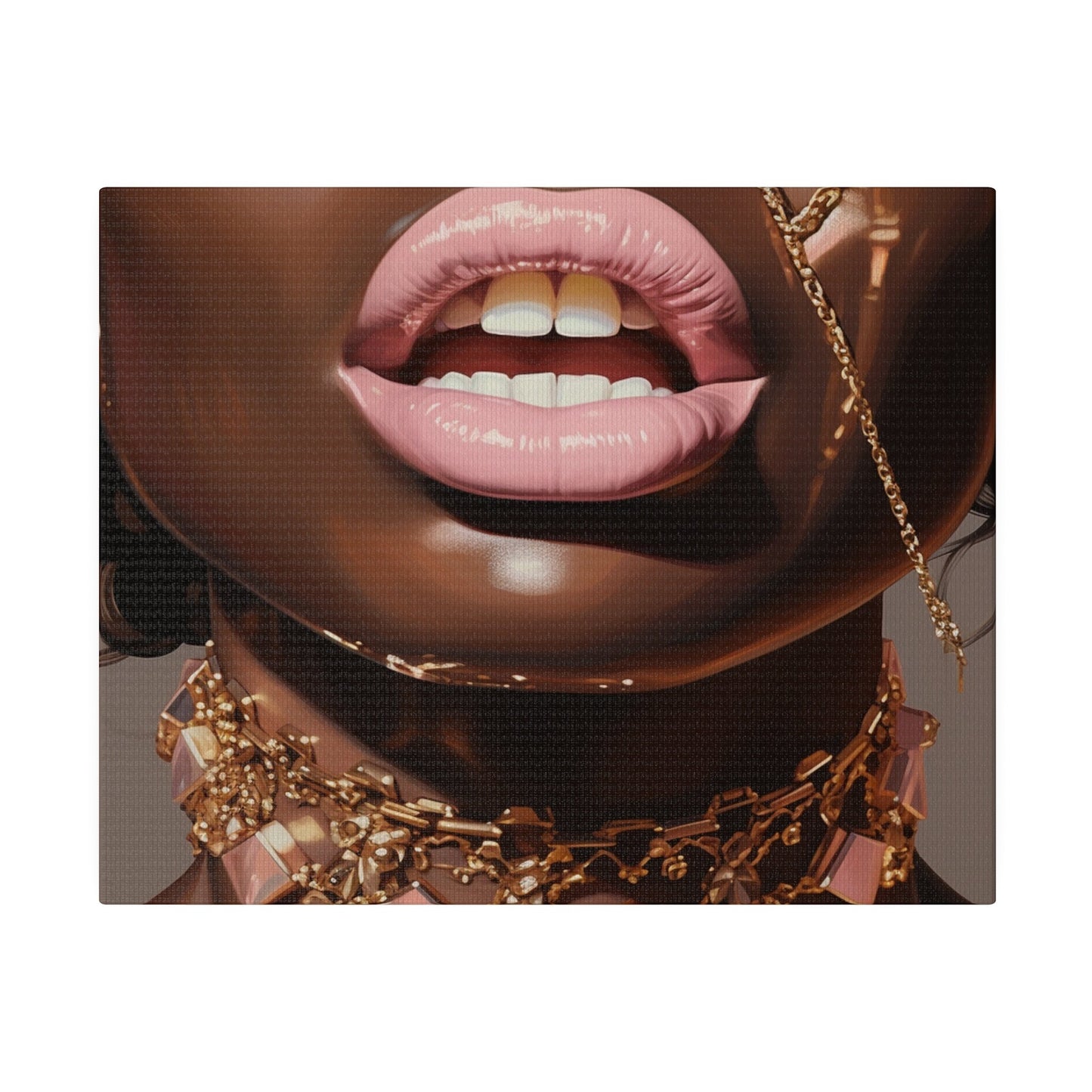 So Melanin & ICY Matte Canvas, Stretched, 0.75"