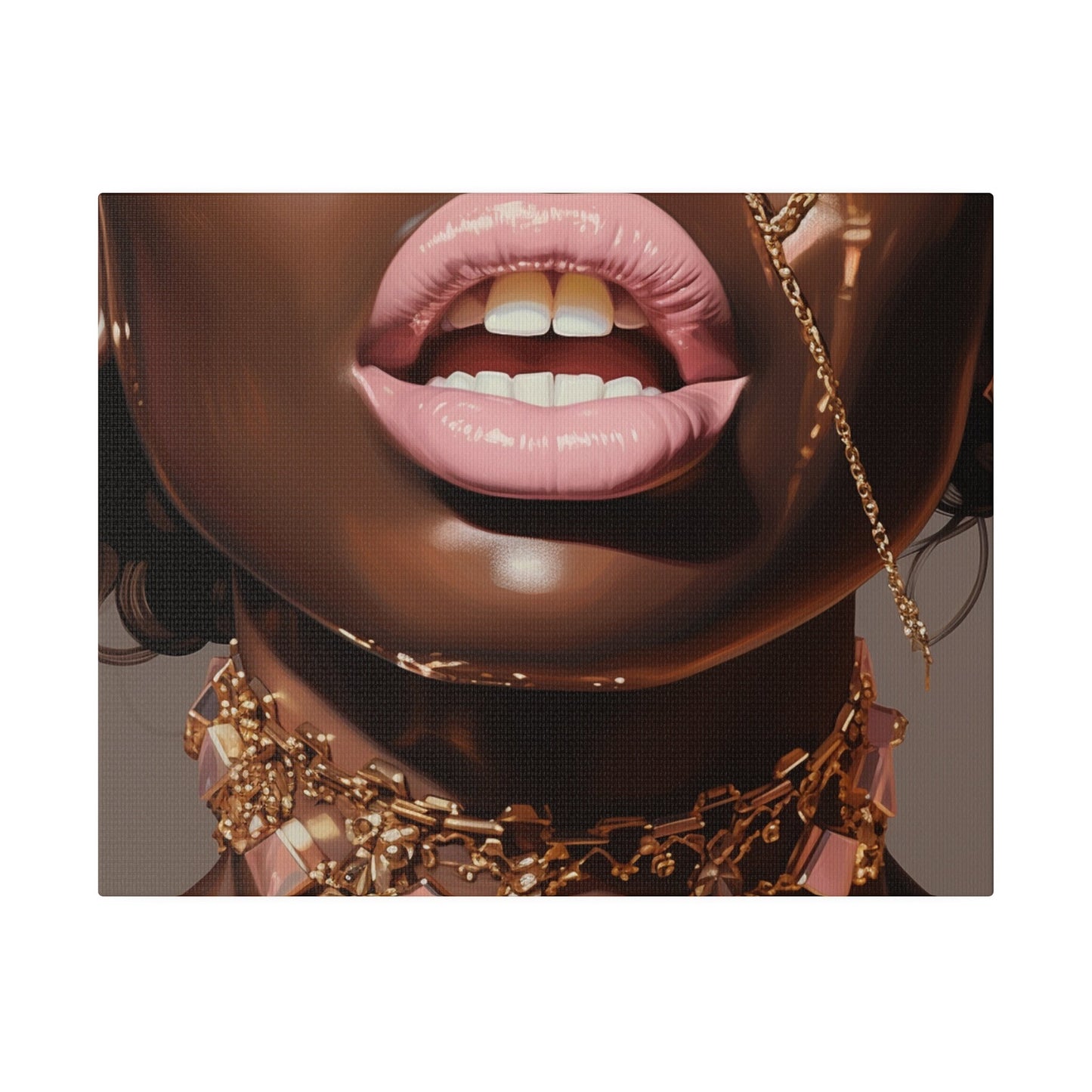 So Melanin & ICY Matte Canvas, Stretched, 0.75"