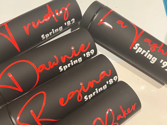 Initiation Yr |DST| AKA| SGRho | Zeta| Alpha| Kappa Iota| Omega |Sigma| Personalized Tumbler | Name Tumblers| Greek |Bridal | Skinny