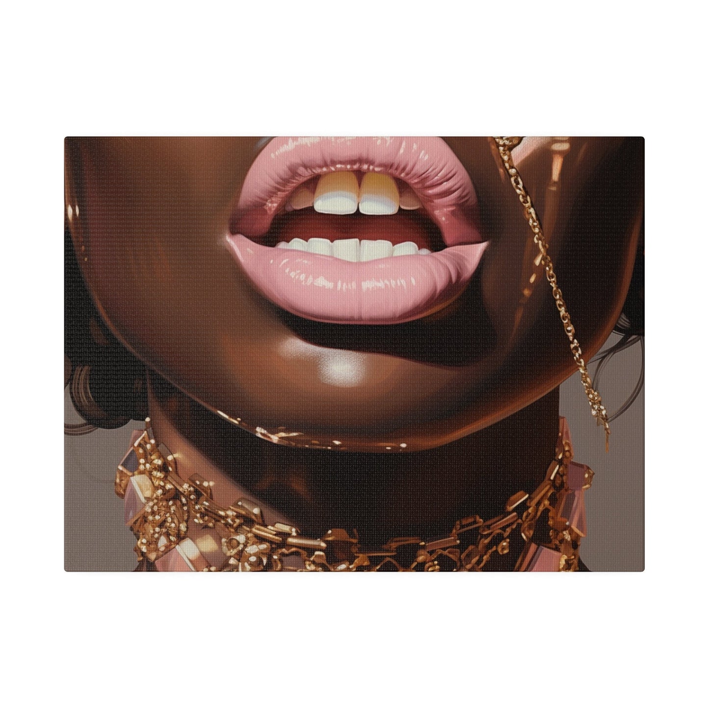 So Melanin & ICY Matte Canvas, Stretched, 0.75"