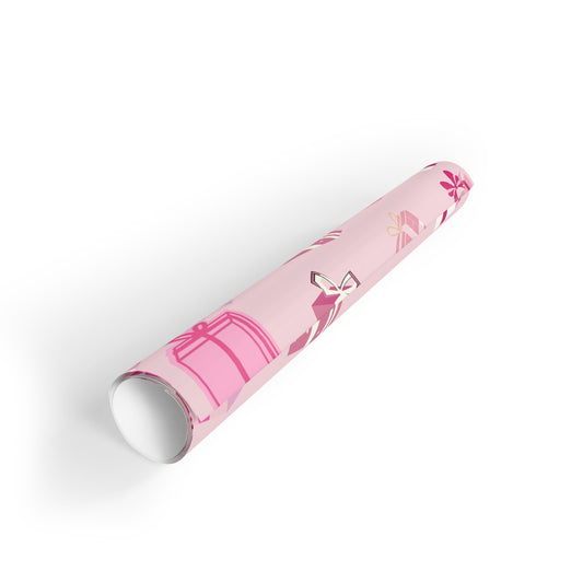Pink Gift Wrapping Paper Rolls, 1pc