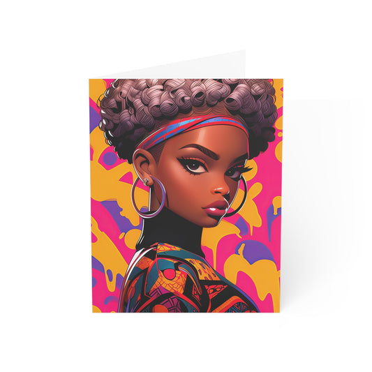 Beautifully designed African American Greeting Cards (1, 10, 30, and 50pcs)