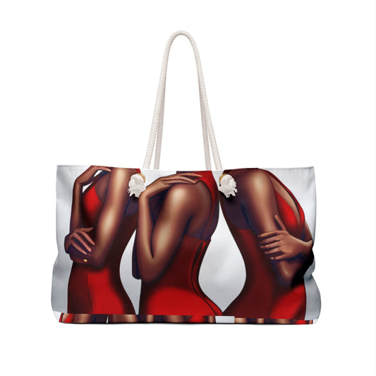 Red Sisters Weekender Bag