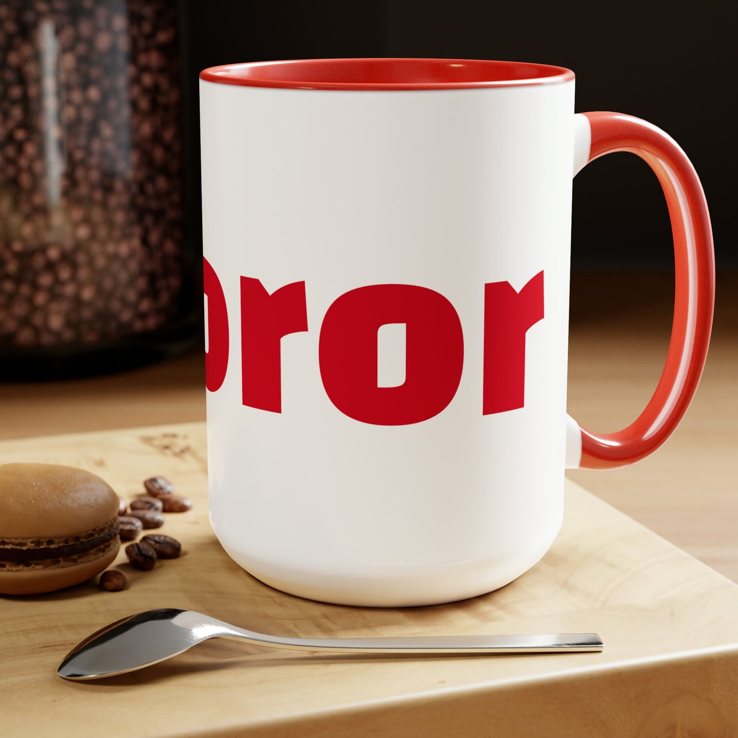 SOROR REDZ Two-Tone Coffee Mugs, 15oz
