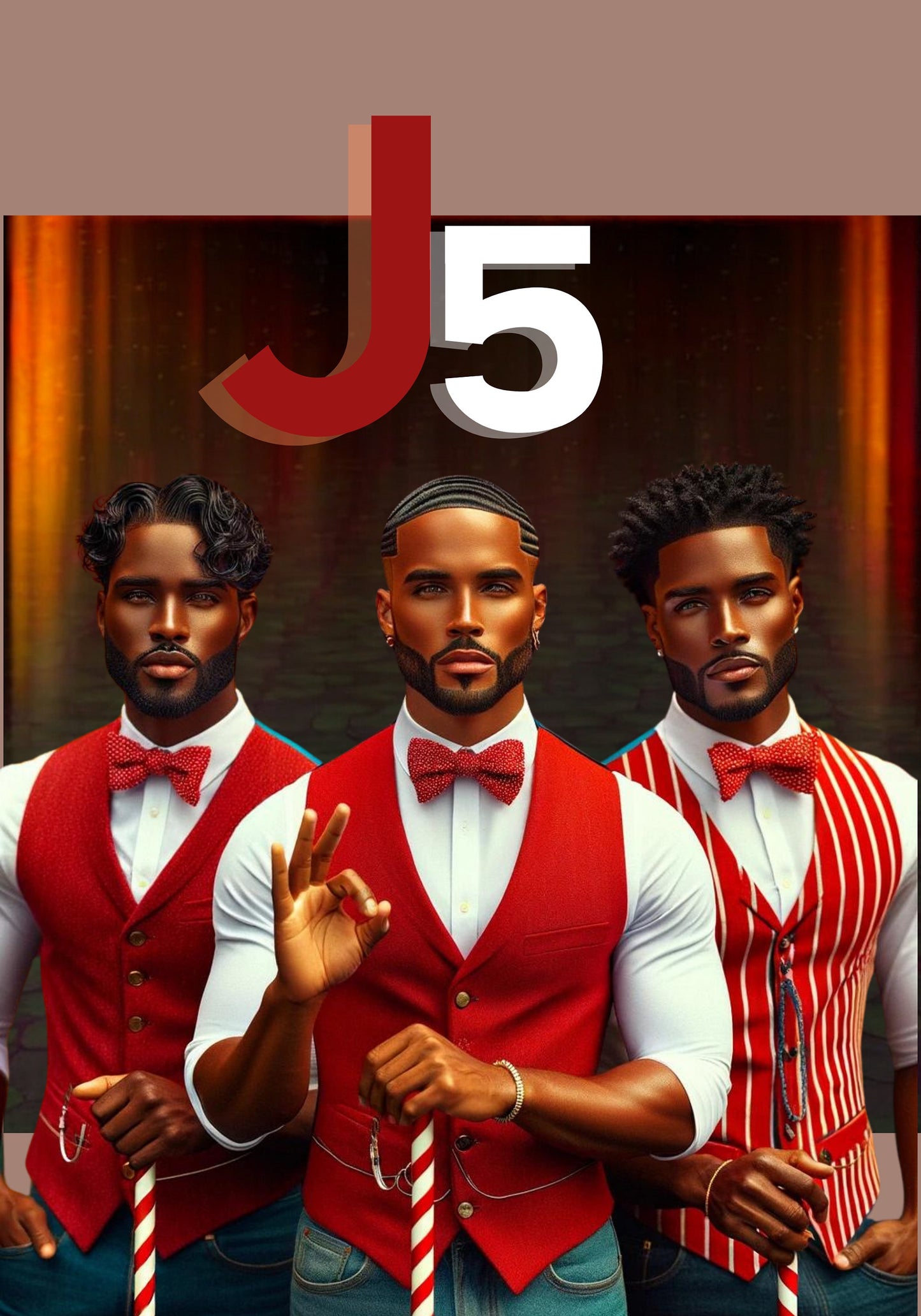 J5 Kappa Alpha Psi | Founders Day| Kappaversary| Pledging Initiation| Black Men 16 Images for Greeting cards Stickers Goodnotes|social media