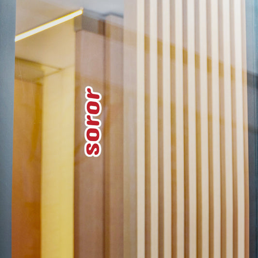 SOROR -Red Kiss-Cut Vinyl Decals
