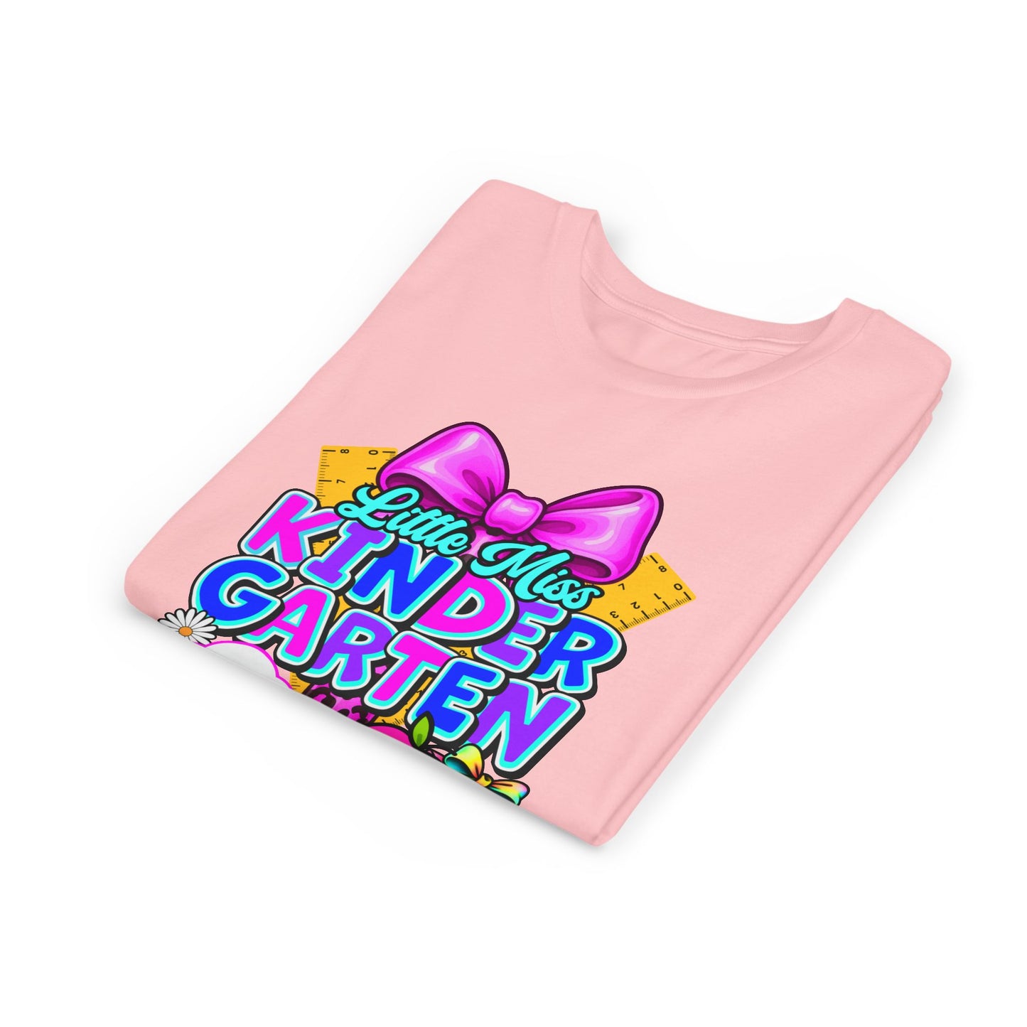 Little Miss Kindergarten Tee, Kids T-Shirt for Kindergarteners, Cute Gift for Back to School, Fun Classroom Wear, Birthday Gift