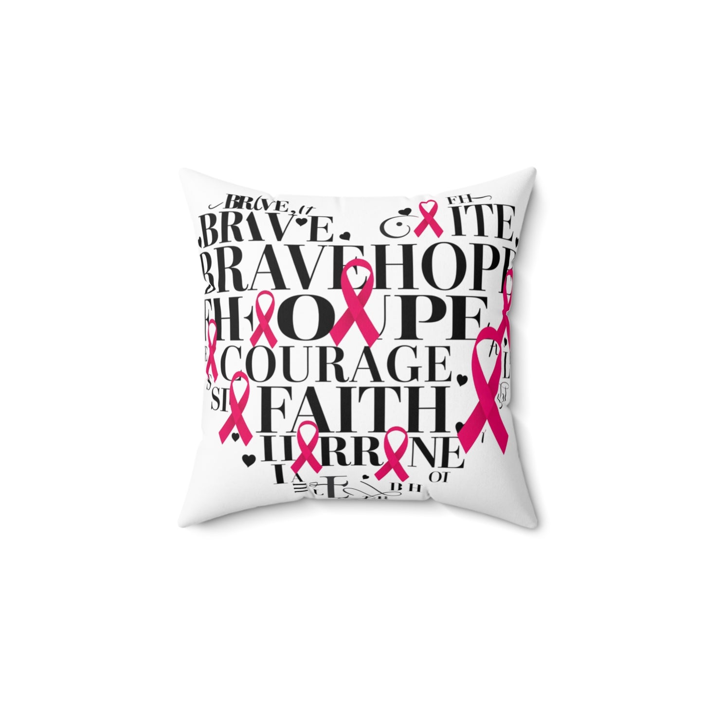 Spun Polyester Square Pillow