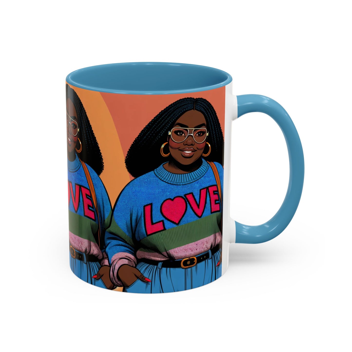 Love WOMAN Accent Coffee Mug (11, 15oz)