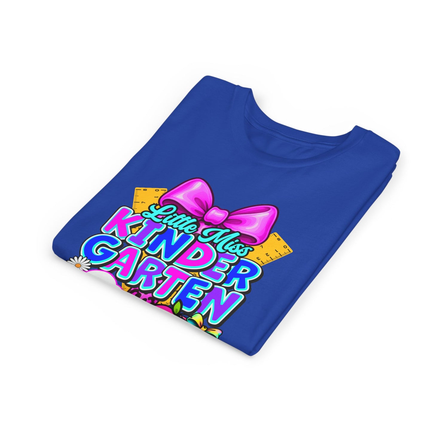 Little Miss Kindergarten Tee, Kids T-Shirt for Kindergarteners, Cute Gift for Back to School, Fun Classroom Wear, Birthday Gift