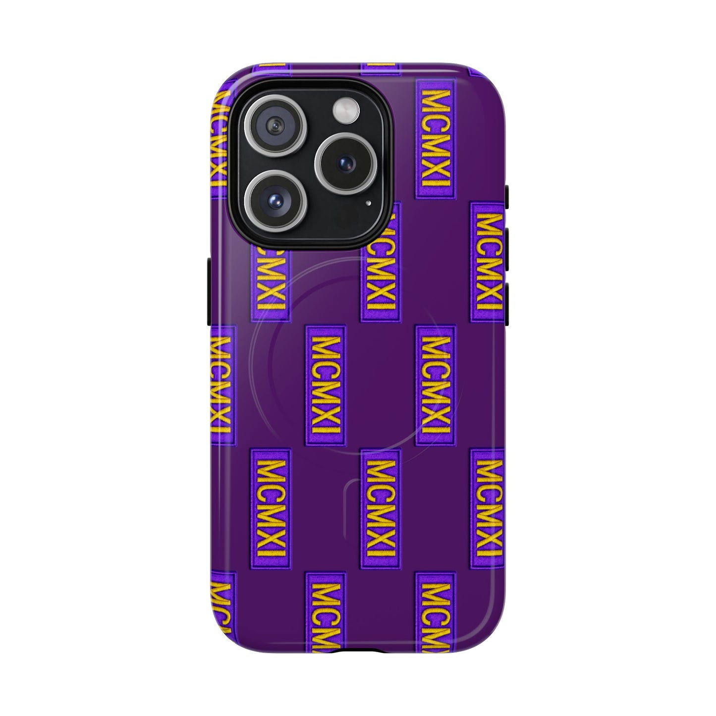 MCMXI Roman Numeral Pattern Phone Case | Tough Magnetic Case