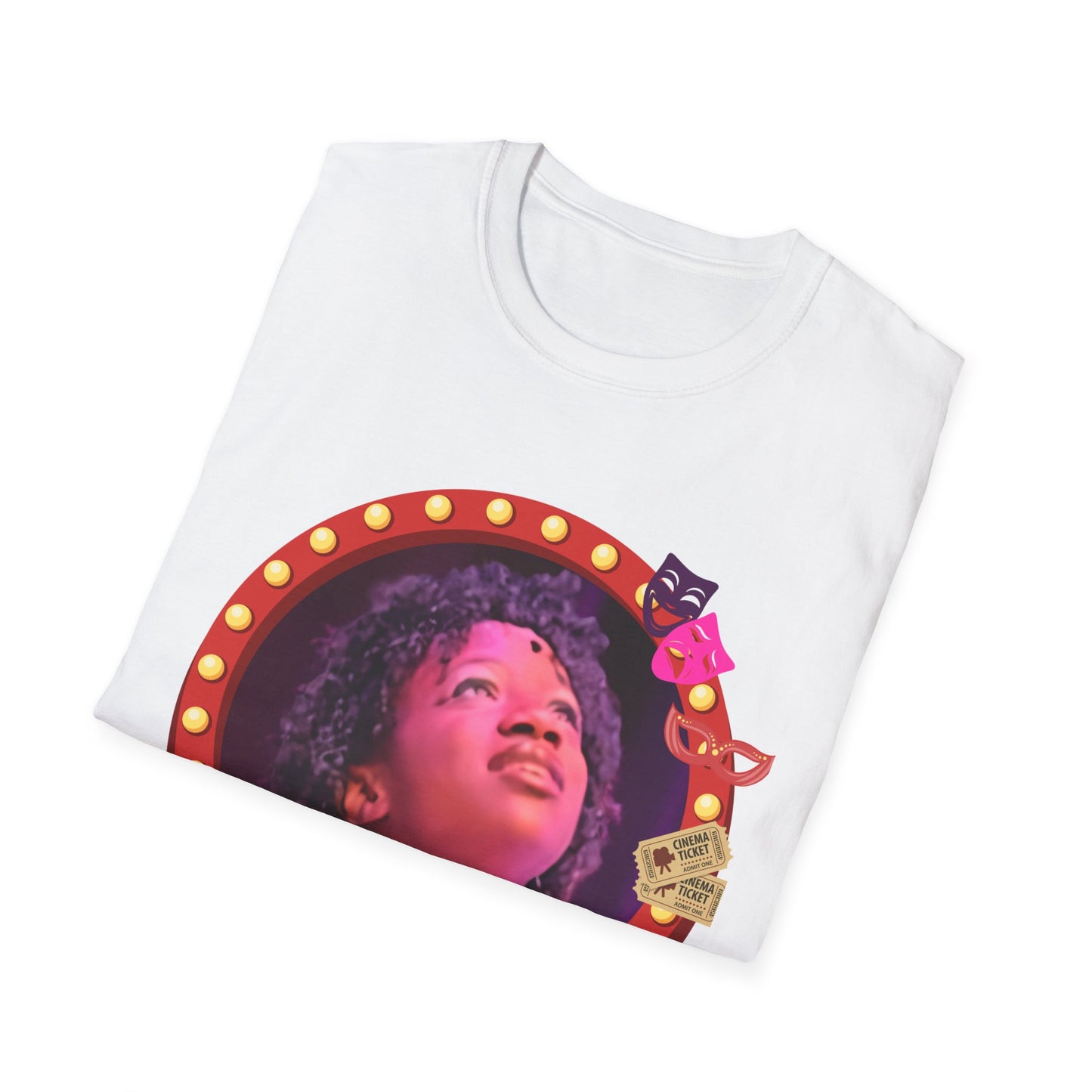 Reagan's Spotlight Unisex T-Shirt, Softstyle Tee, Theater Lover Gift, Musical Theater Shirt, Unique Performance Apparel