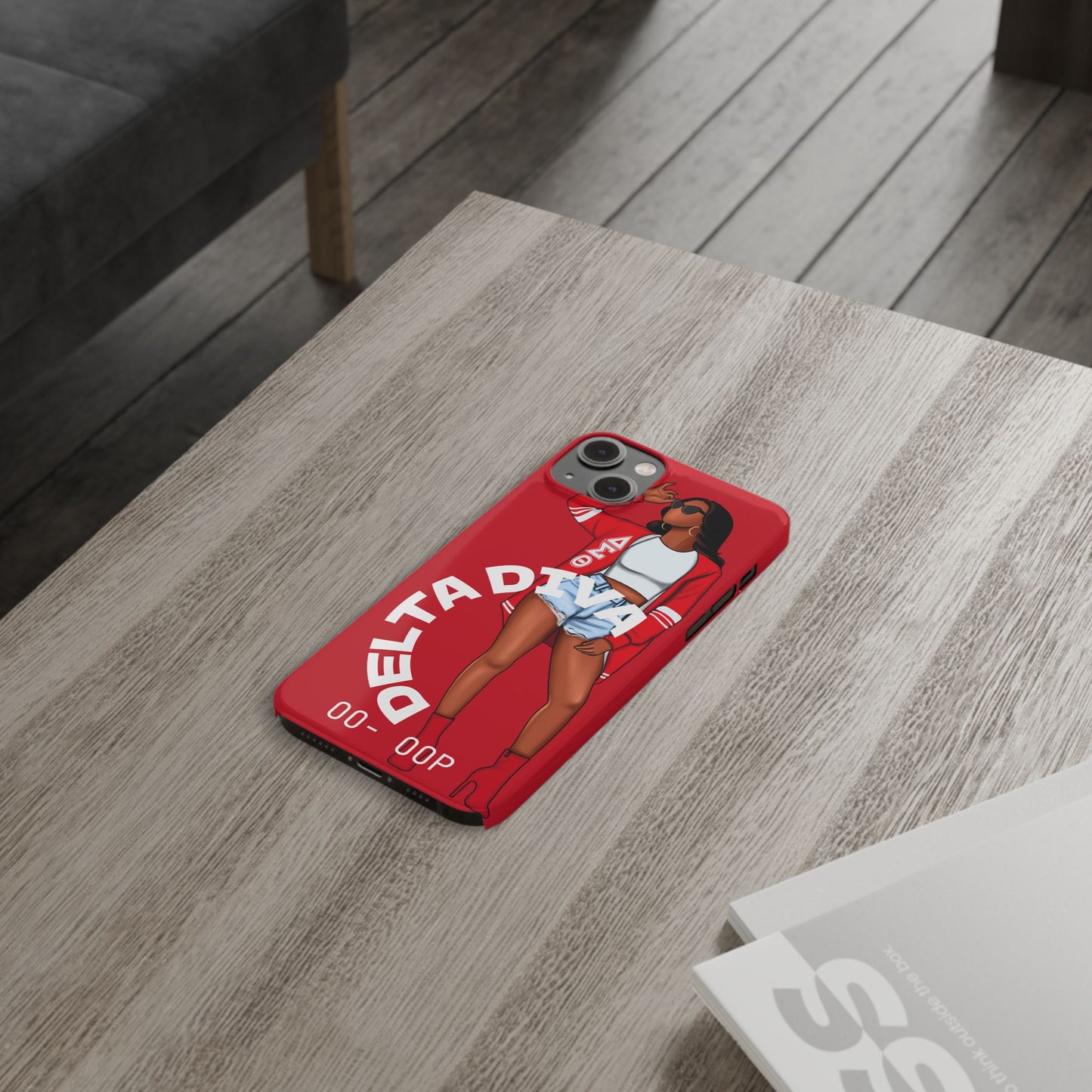 Chic Slim Phone Case, Stylish Phone Cover, Trendy Gadget Accessory, Gifts for Her, Coffee Lovers Case, Personalized Phone Protection