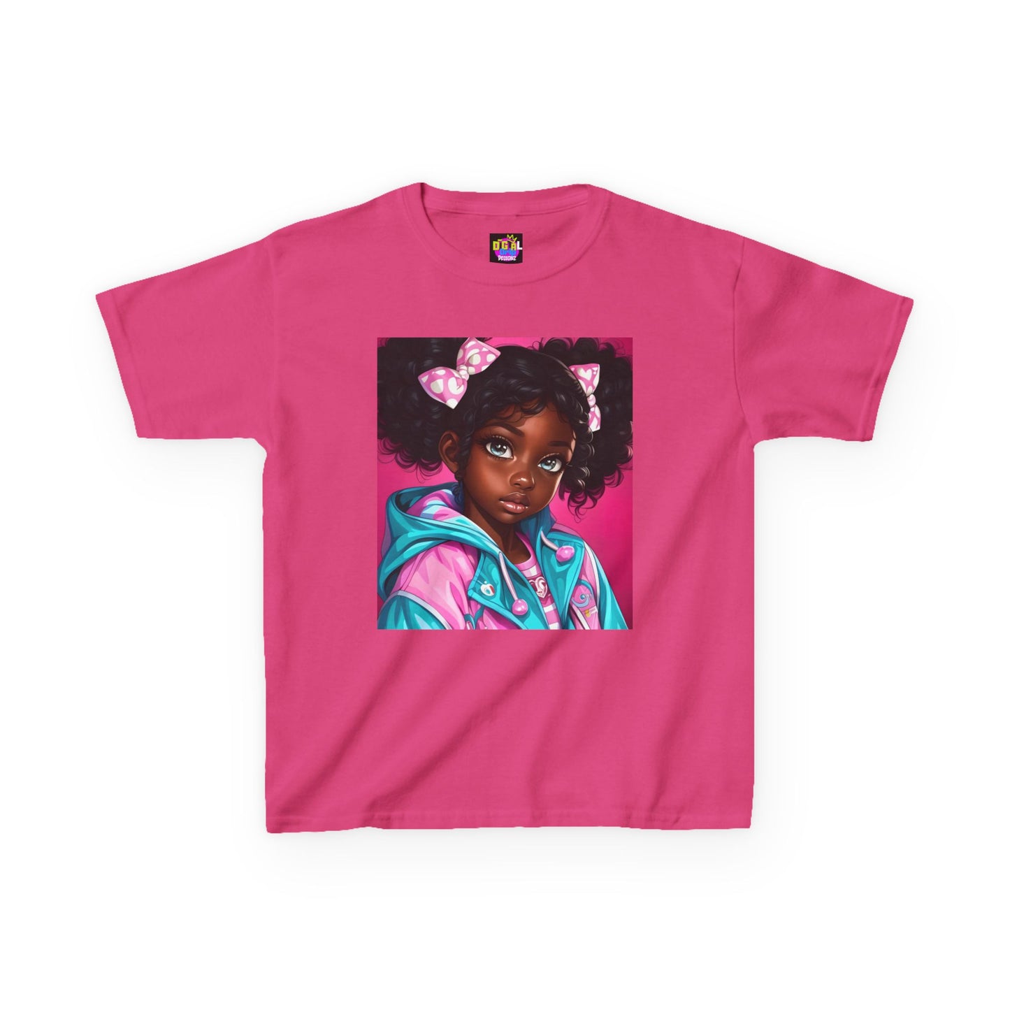 Vibrant Kids Tee featuring Colorful Portrait, Perfect Gift for Birthdays, Back to School, or Everyday Fun, Cute Kids Clothing, [...]