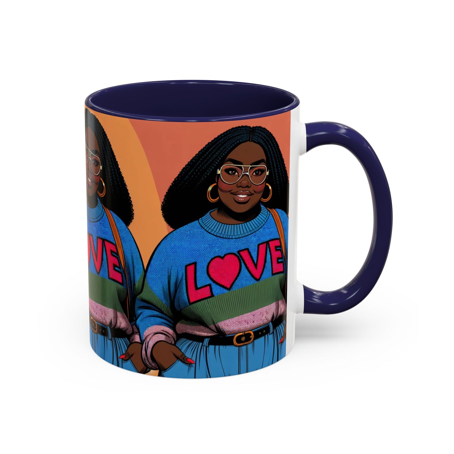 Love WOMAN Accent Coffee Mug (11, 15oz)