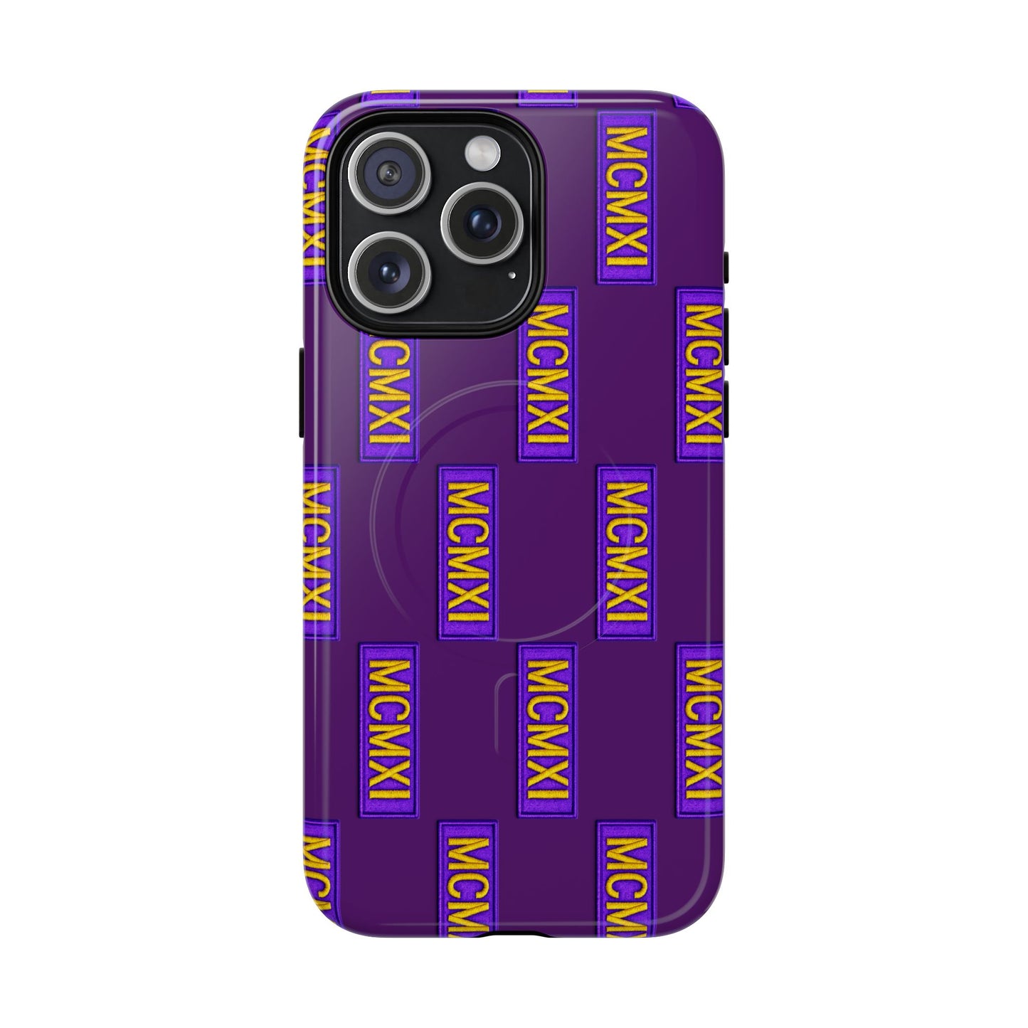 MCMXI Roman Numeral Pattern Phone Case | Tough Magnetic Case