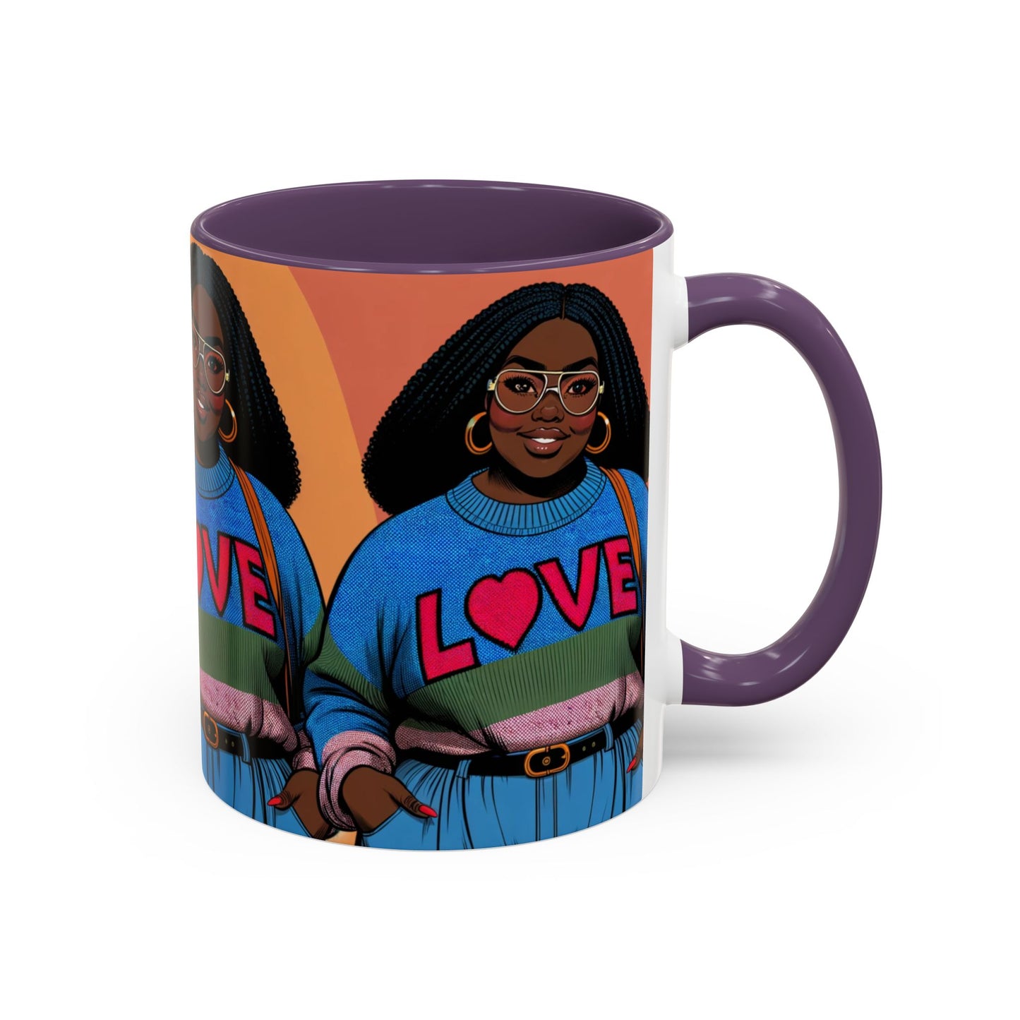 Love WOMAN Accent Coffee Mug (11, 15oz)