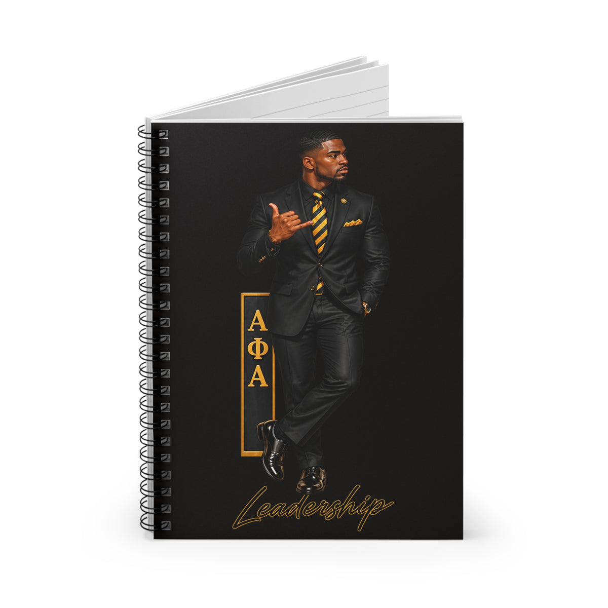 Alpha Phi Alpha Leadership Spiral Notebook | Ruled Journal