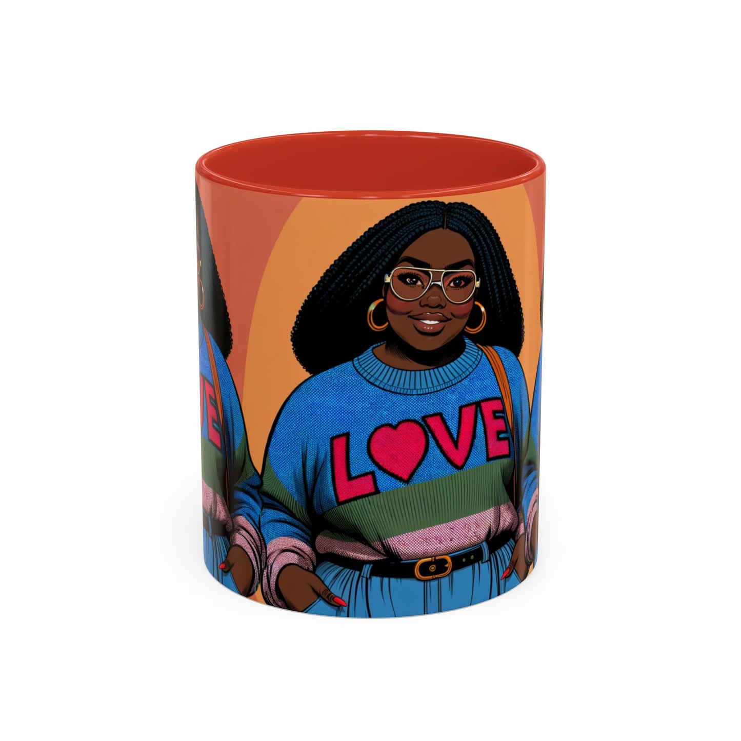 Love WOMAN Accent Coffee Mug (11, 15oz)