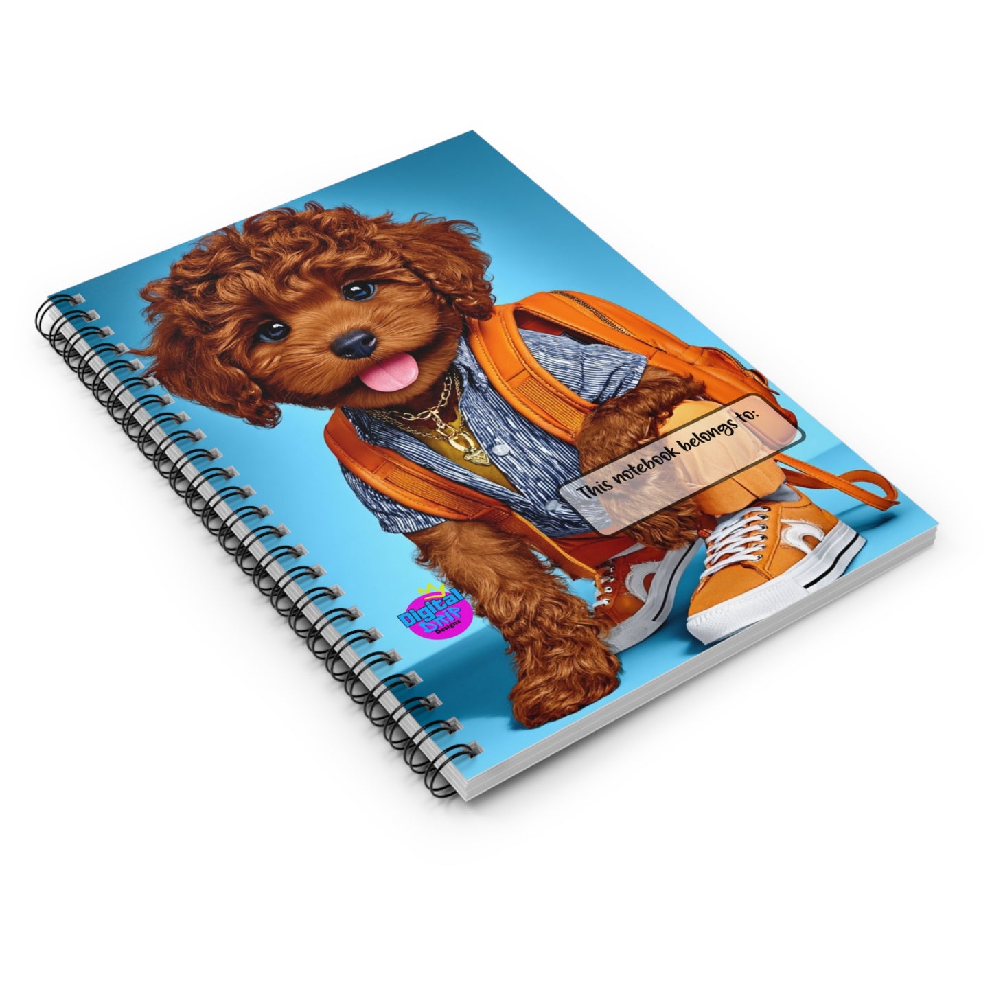 Spiral Notebook - stylish trendy spiral, Journal, Notepad, Writing Pad, Back to School, Office Supplies