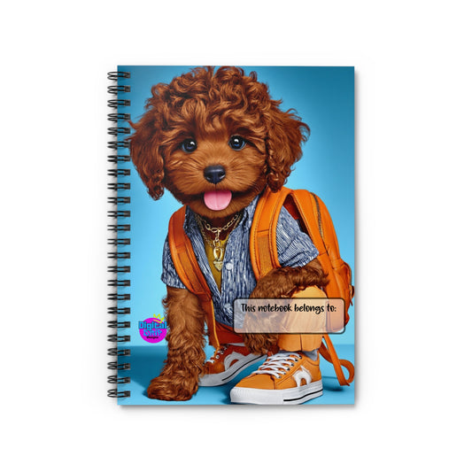 Spiral Notebook - stylish trendy spiral, Journal, Notepad, Writing Pad, Back to School, Office Supplies