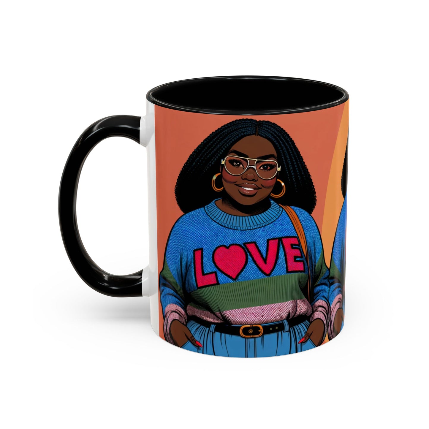 Love WOMAN Accent Coffee Mug (11, 15oz)