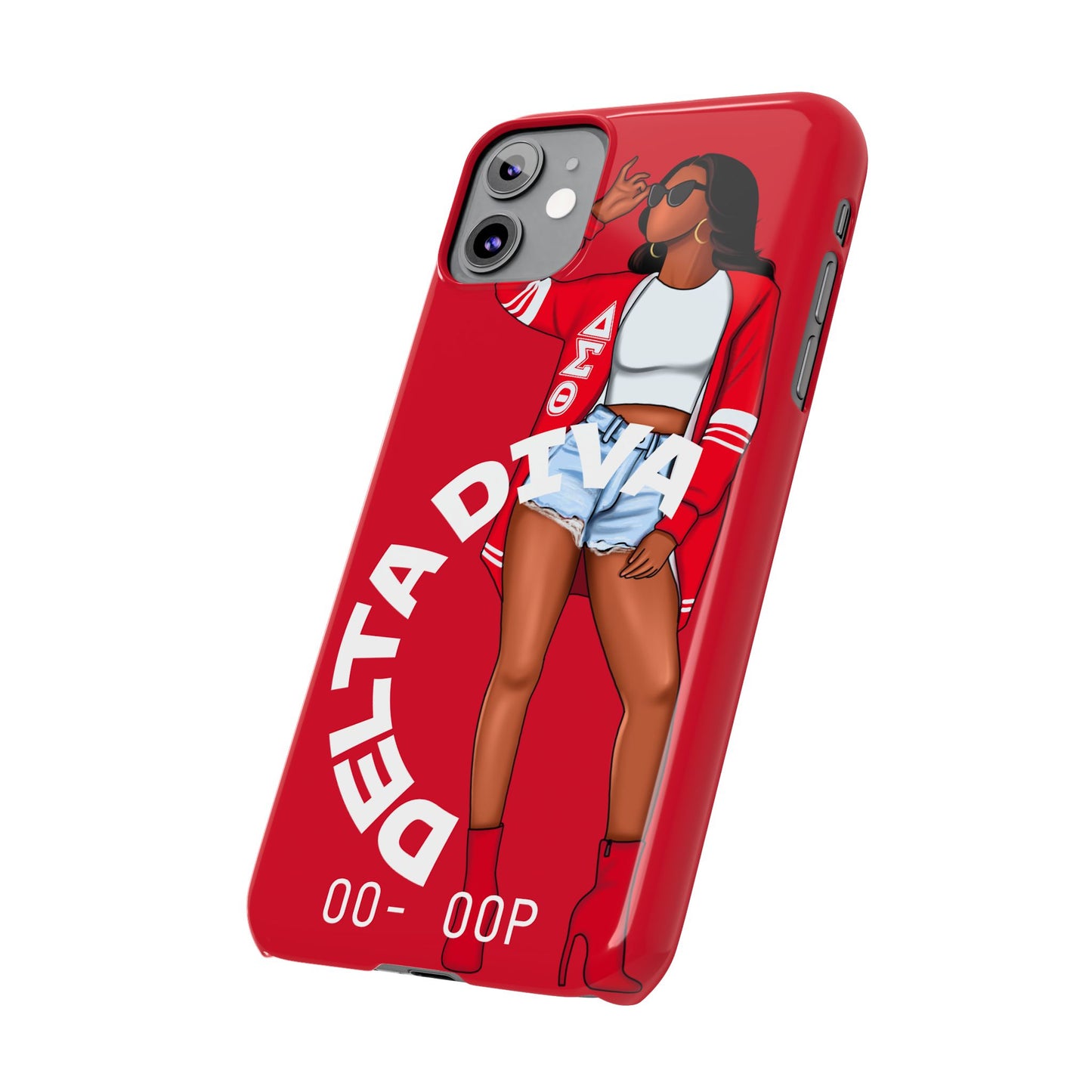 Chic Slim Phone Case, Stylish Phone Cover, Trendy Gadget Accessory, Gifts for Her, Coffee Lovers Case, Personalized Phone Protection